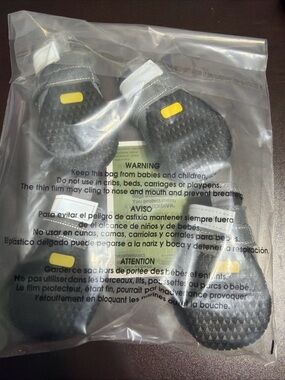Dog Grip Boots - Black/Gray Non-Slip Paw Protectors